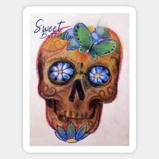 sugarskull Sticker